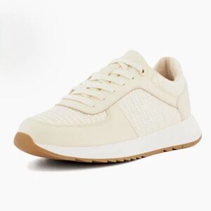 NIB Dune London ecru Emelias runners / trainers 9M